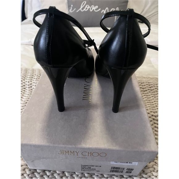 SOLD!!! Jimmy Choo
Cierra Pump 100 - Black Luxe Nappa Leather - Picture 6 of 8